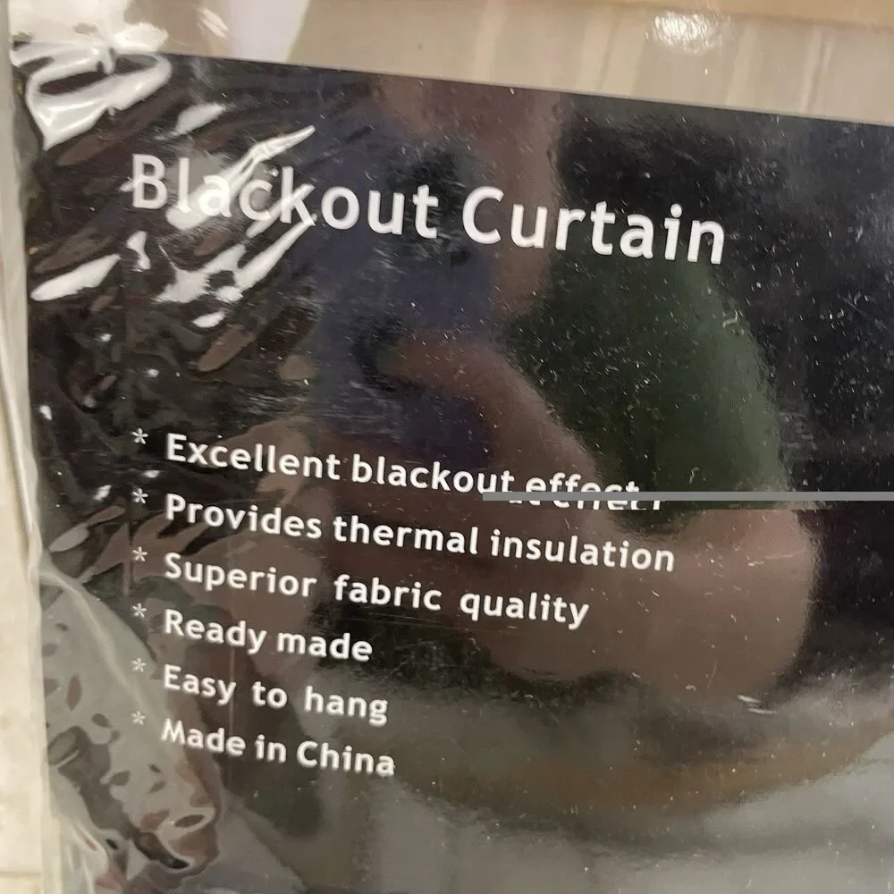 LEMOMO Blackout Curtains 52x84 Set of 2 Thermal Room Darkening Panels